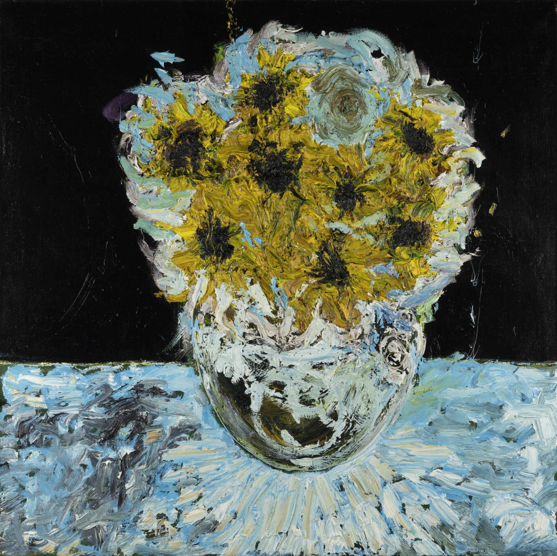 Sonnenblumen in Vase
